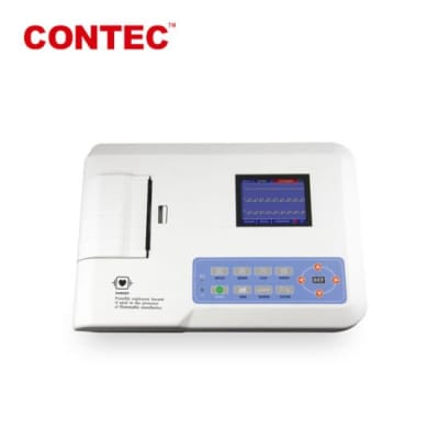 CONTEC ECG 300G Portable 3 Channel12 Lead EKG Portable ECG Machine by Contec Bangladesh — MediportBD (হাসপাতাল মেশিন)