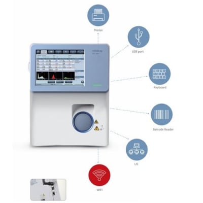 MINDRAY BC-20 Auto Hematology Analyzer (Cell Counter) by Mindray front view Bangladesh — MediportBD