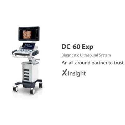 Mindray DC-60 Exp 4D Color Doppler Ultrasound System with X-Insight by Mindray front view Bangladesh — MediportBD (হাসপাতাল মেশিন)