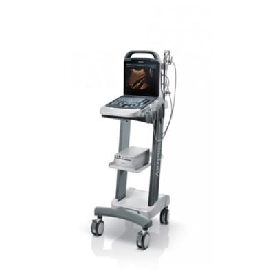 MINDRAY DP-21 Portable Ultrasound with Convex Probe by Mindray front view Bangladesh — MediportBD (হাসপাতাল মেশিন)