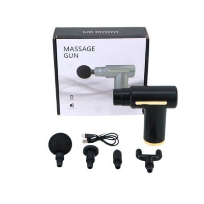 Mini Massager Gun 4 Head Bangladesh — MediportBD