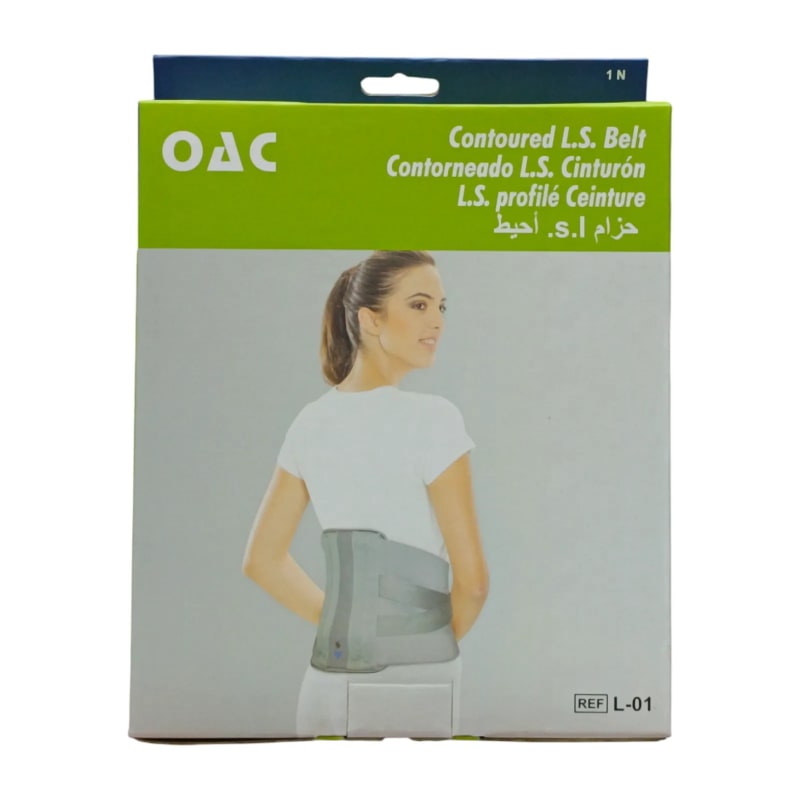 OAC Contoured Lumbo Sacral Belt L-01 by Tynor Bangladesh — MediportBD