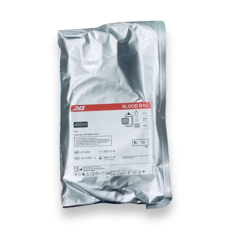 JMS CPDA-1 Blood Collecting Bag - 450ML by JMS Bangladesh — MediportBD