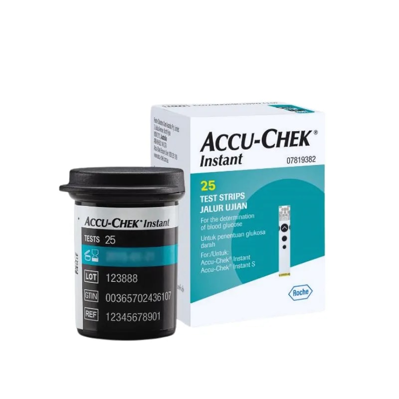 Accu-Chek Instant Blood Glucose Test Strips 25/Pc by Accu-Chek Bangladesh — MediportBD (ডায়াবেটিস কেয়ার)