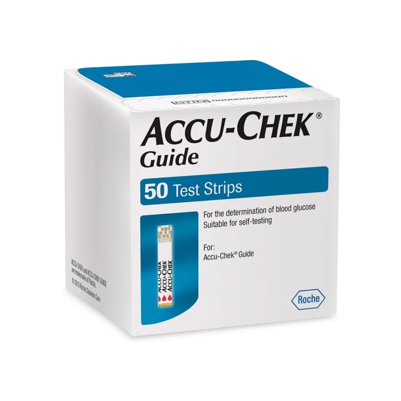 Accu-Chek Guide Blood Glucose Test Strips 50/Pc by Accu-Chek Bangladesh — MediportBD (ডায়াবেটিস কেয়ার)
