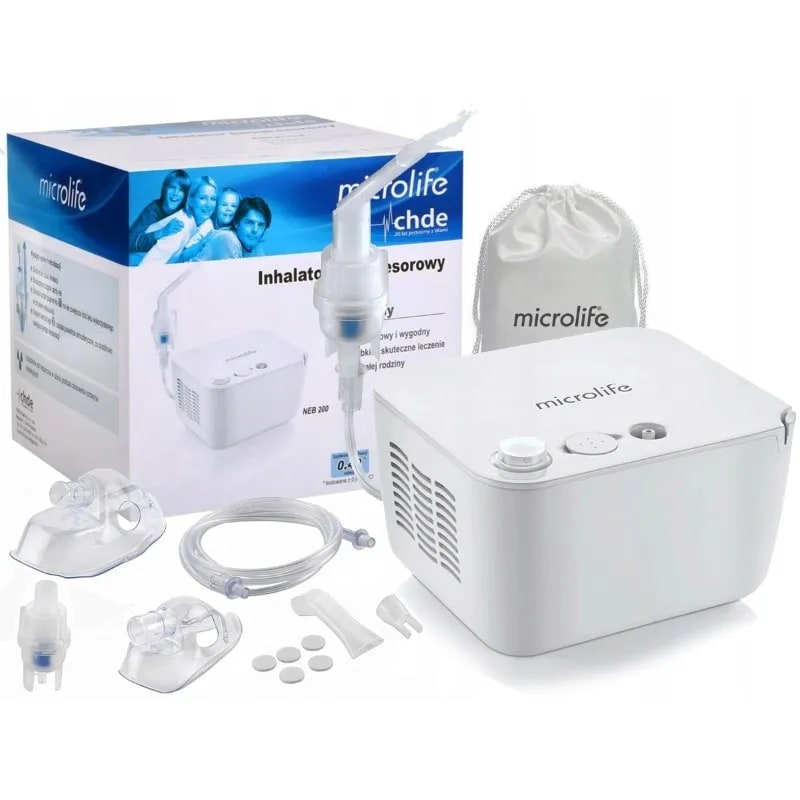 Microlife NEB 200 Compressor Nebulizer Machine by Microlife Bangladesh — MediportBD (হাসপাতাল মেশিন)