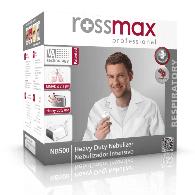 Rossmax NB500 Heavy Duty Piston Nebulizer by Rossmax Bangladesh — MediportBD (হাসপাতাল মেশিন)