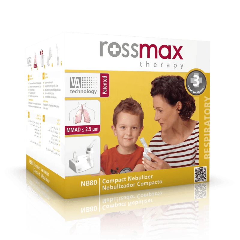 Rossmax NB80 Compact Piston Nebulizer by Rossmax Bangladesh — MediportBD (হাসপাতাল মেশিন)