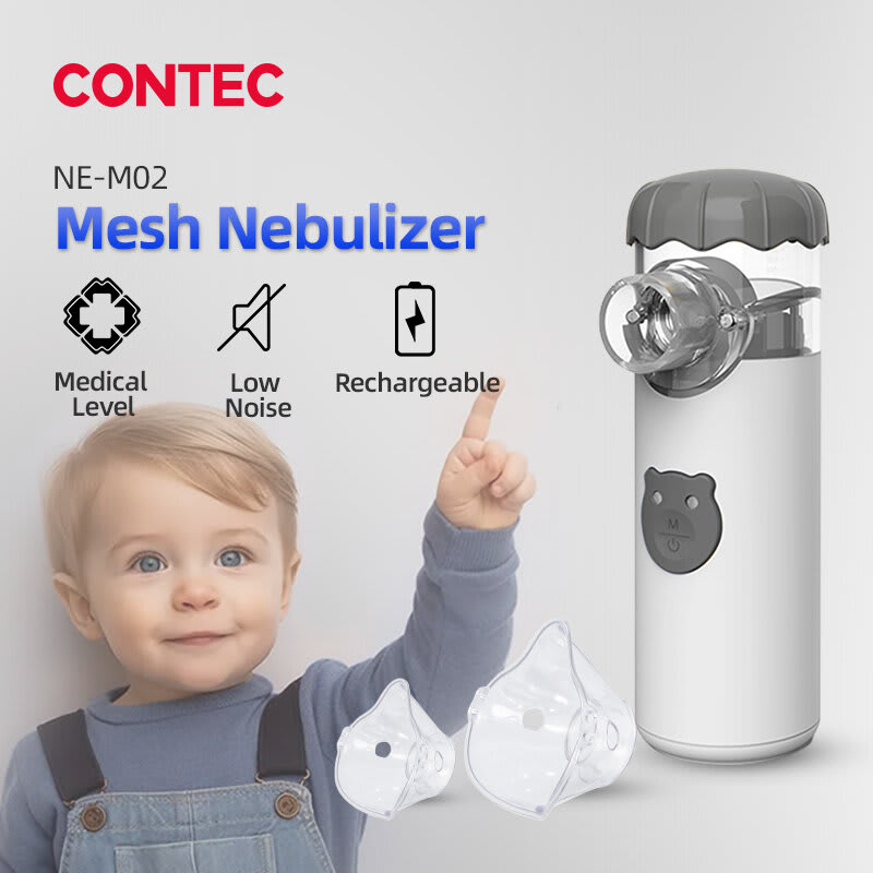 Contec NE-M02 Mesh Nebulizer by Contec Bangladesh — MediportBD (হাসপাতাল মেশিন)