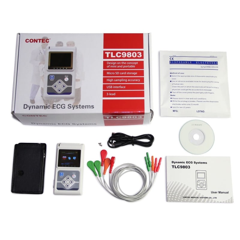 TLC9803 Dynamic ECG Systems_Holter Monitor 24 hours Dynamic ECG Recorder by Contec Bangladesh — MediportBD (হাসপাতাল মেশিন)