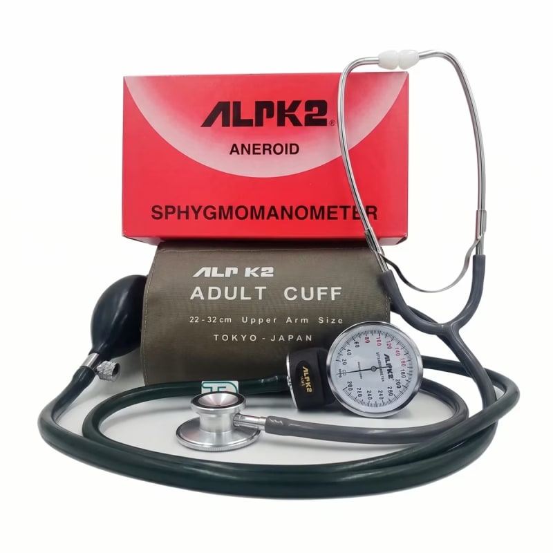 Original Japan ALPK2 Sphygmomanometer with Stethoscope by ALPK2 Bangladesh — MediportBD (ডায়াগনস্টিক যন্ত্রপাতি)