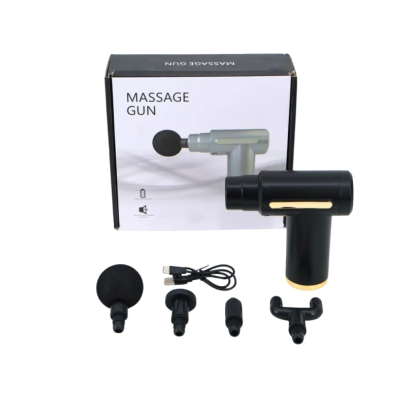 Mini Massager Gun 4 Head Bangladesh — MediportBD