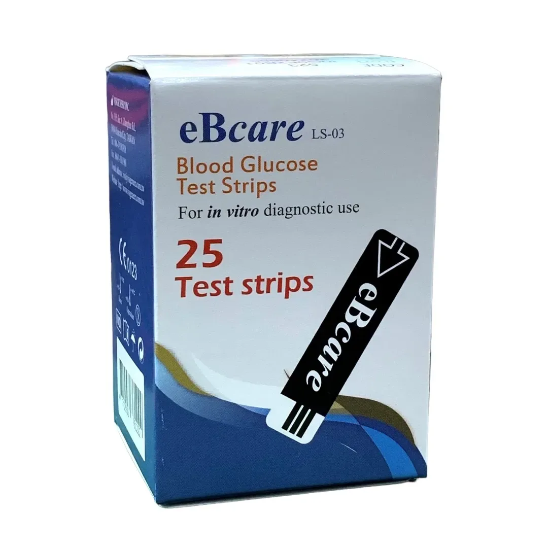 eBcare Blood Glucose Test 25 Strips