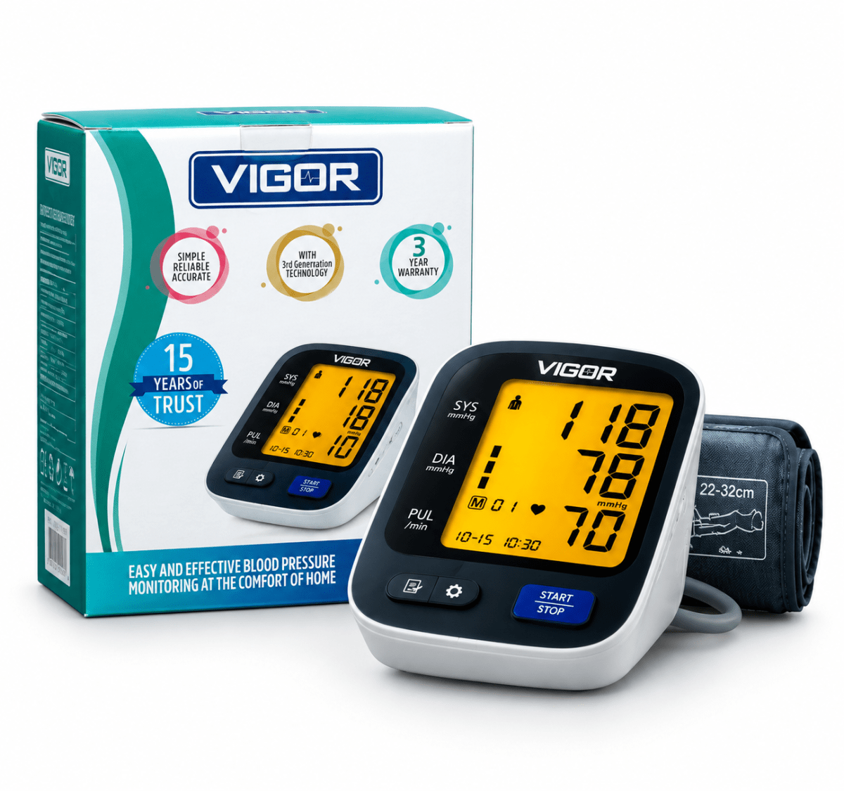 Vigor Automatic Blood Pressure Monitor Vigor-03