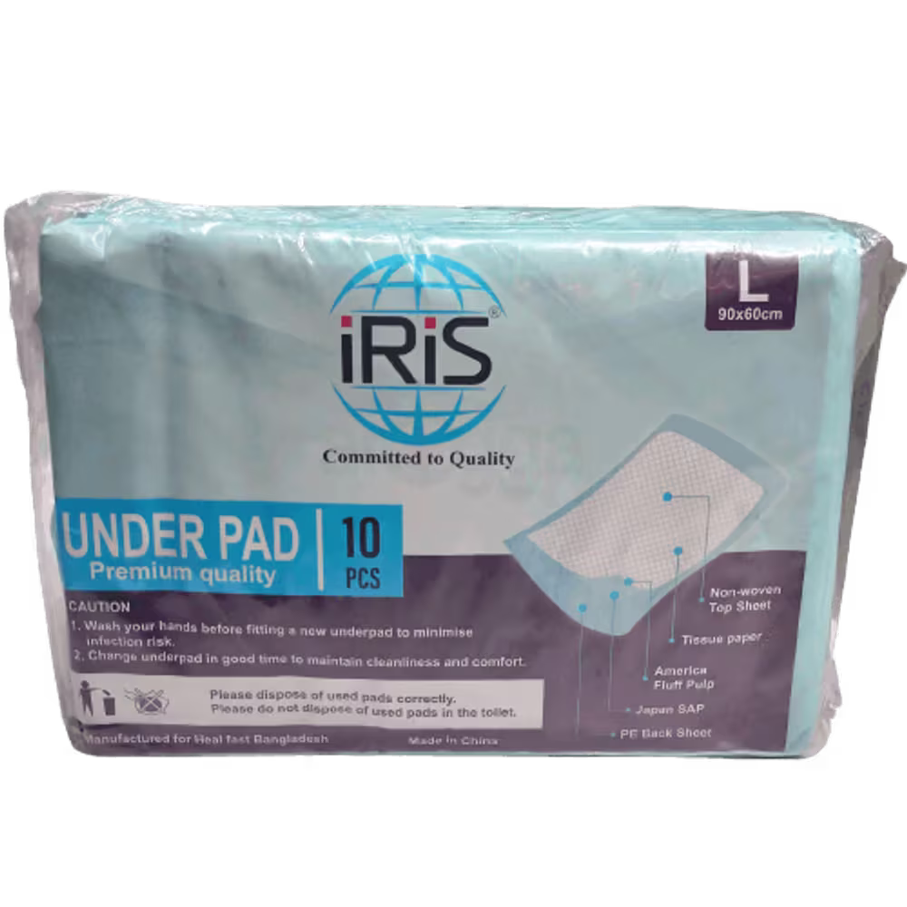 IRIS Under Pad Premium Quality L 10 Pcs