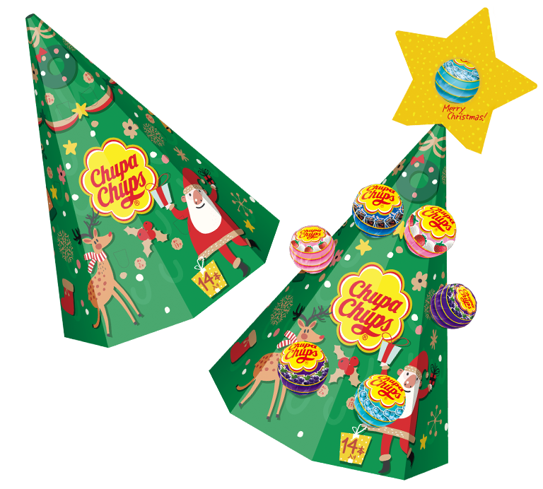 ハッピークリスマスツリー Chupa Chups