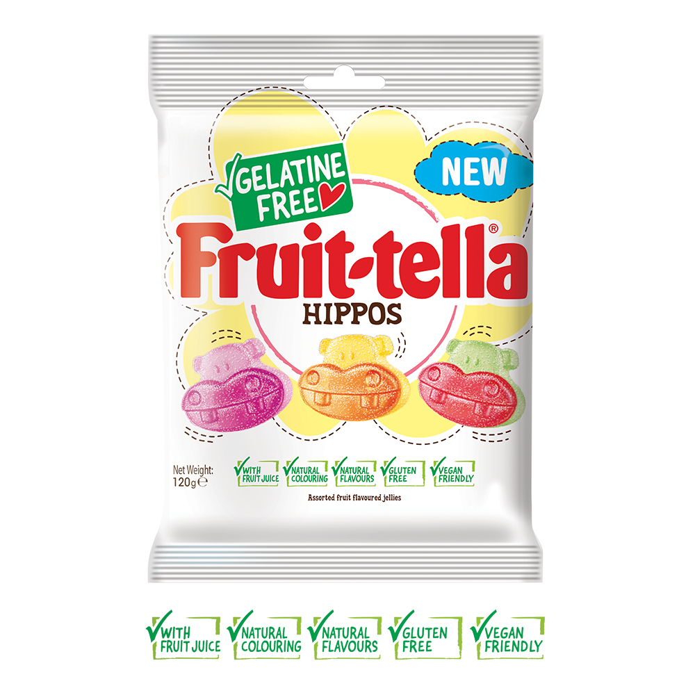 Fruittella has launched a new line of gelatine-free vegan sweets