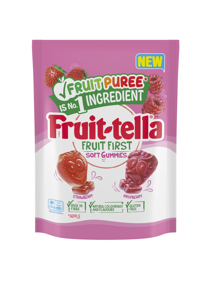 Fruit-Tella Strawberry 4 Rolls| Fruitella Candy | Fruitella Sweets