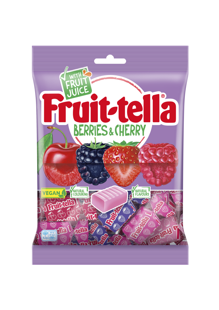 Fruit-Tella Strawberry 4 Rolls| Fruitella Candy | Fruitella Sweets