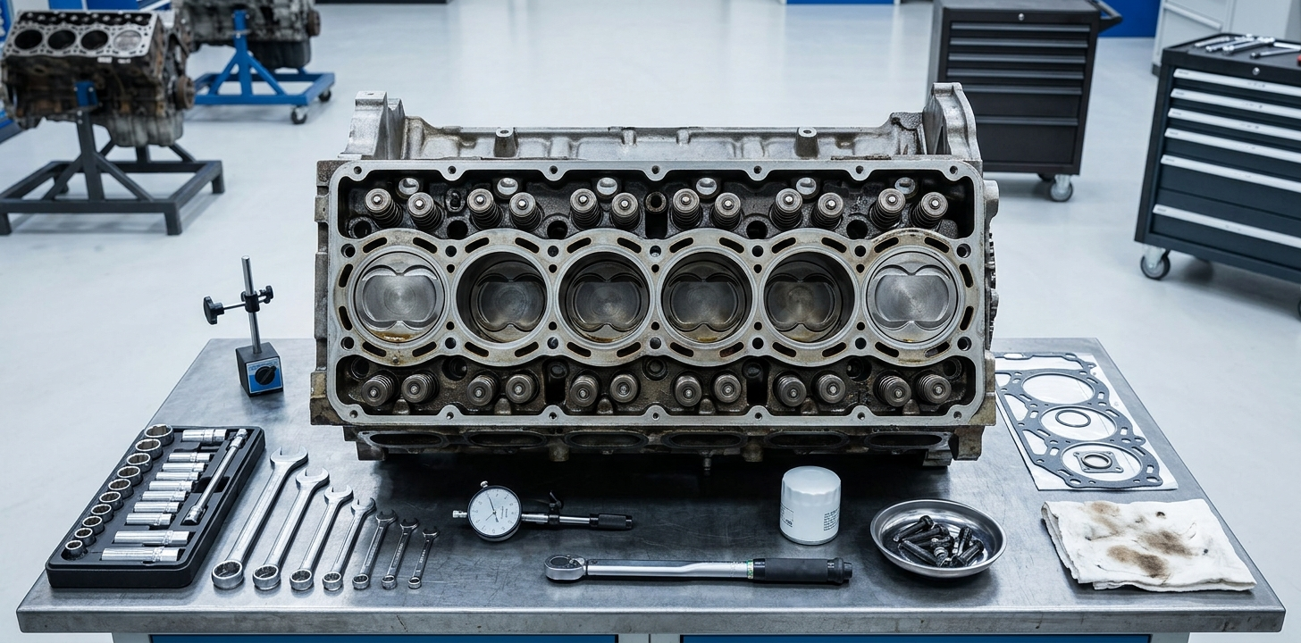 Reparación de motor