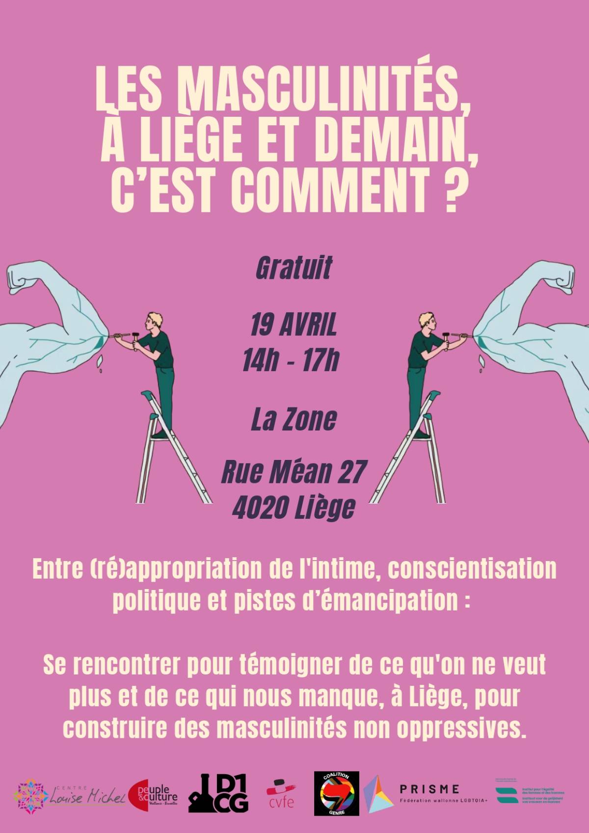 « Les masculinités, à Liège et demain, c&rsquo;est comment ? »