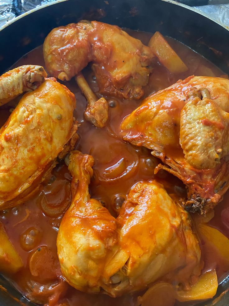 Ragout D'Igname aux pois au Poulet/Poisson