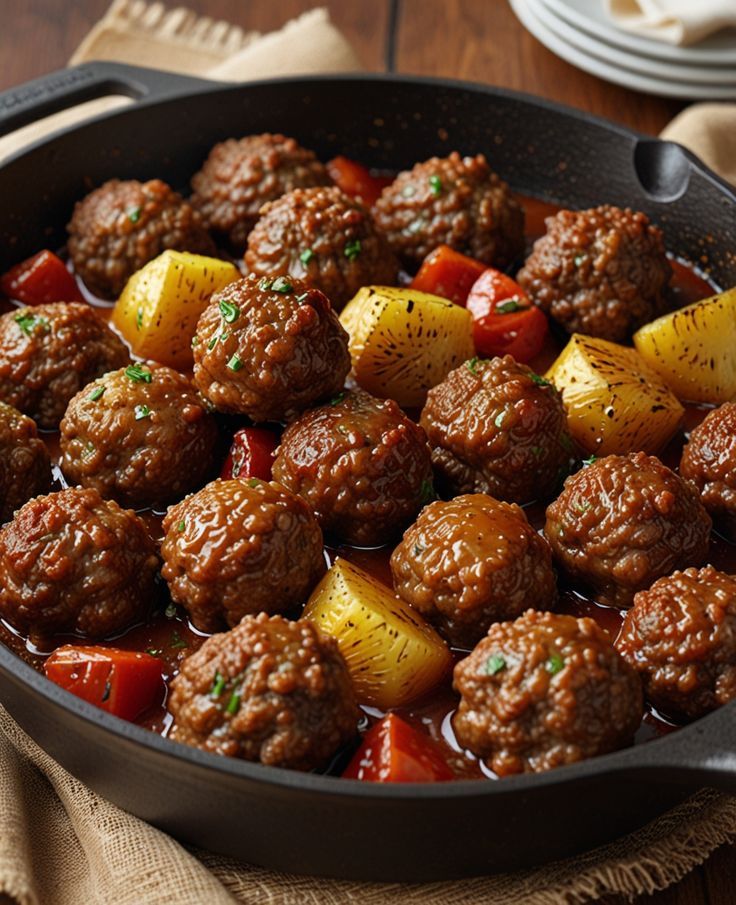 Poêlée de Boulettes de Bœuf aux Saveurs d'Orient