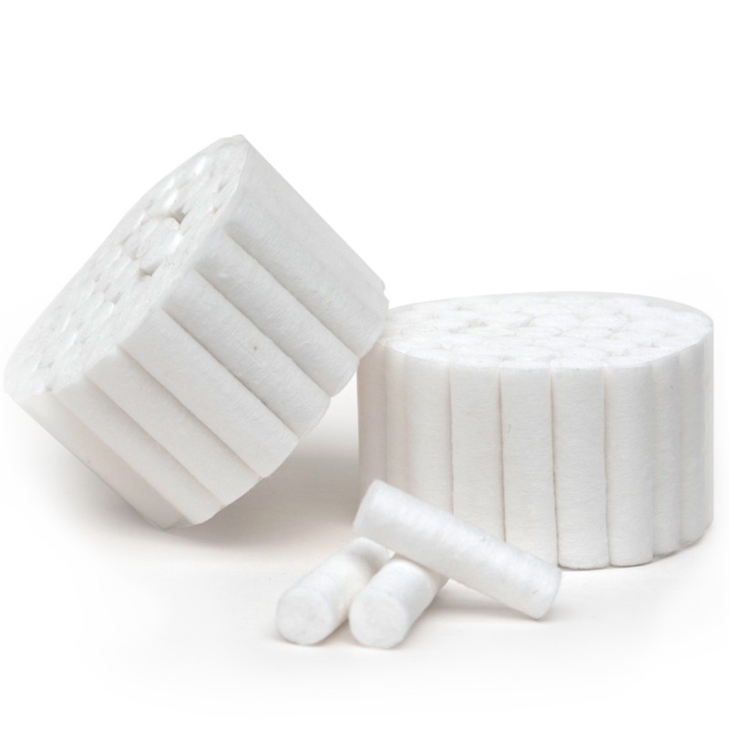 Rollos de algodón liso