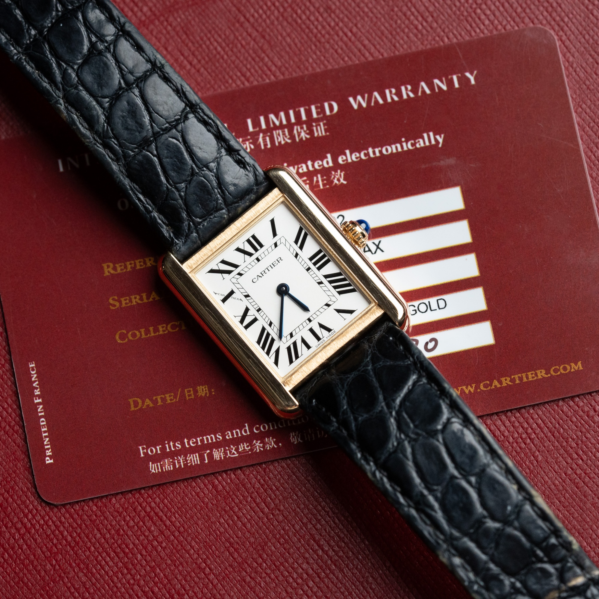 Cartier Tank Ref 3168