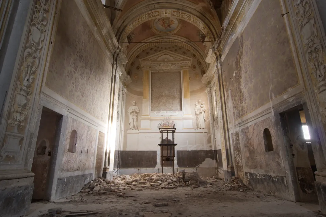 Interno della chiesa