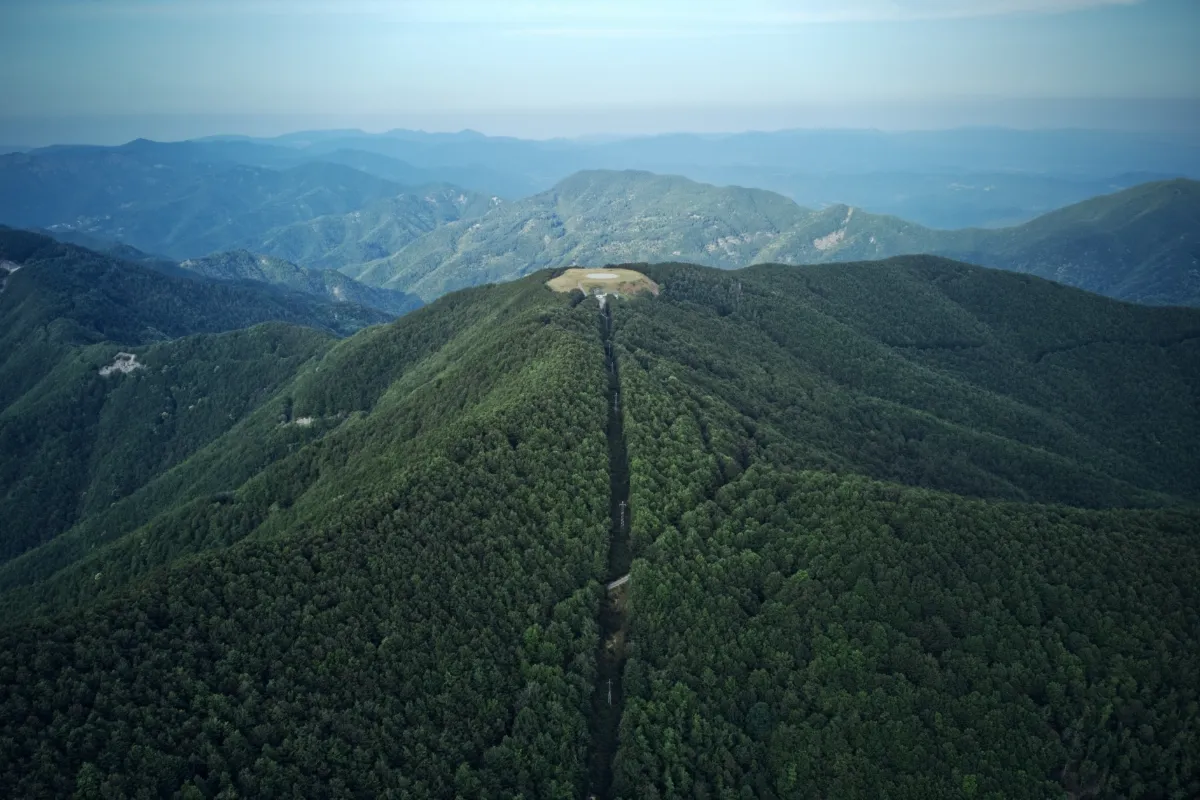 Veduta aerea della base militare