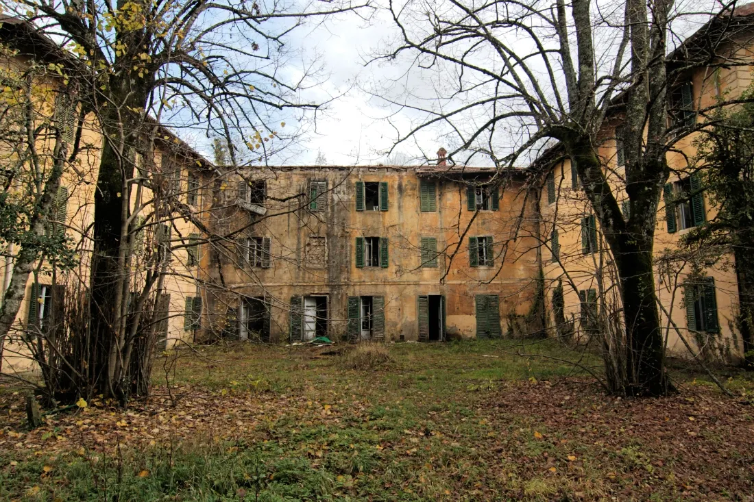 Il cortile di Villa Margherita