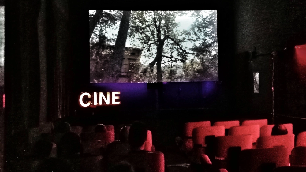 urbex video in a movie teather