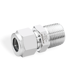 PMC Male Connector SAE 070102 (37° JIC x BSPT)