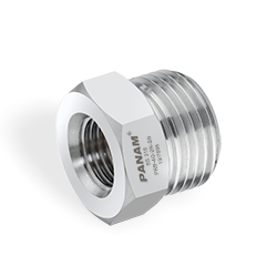 Reducing Bushing, 1/4" M x 1/8" F NPT, SS316