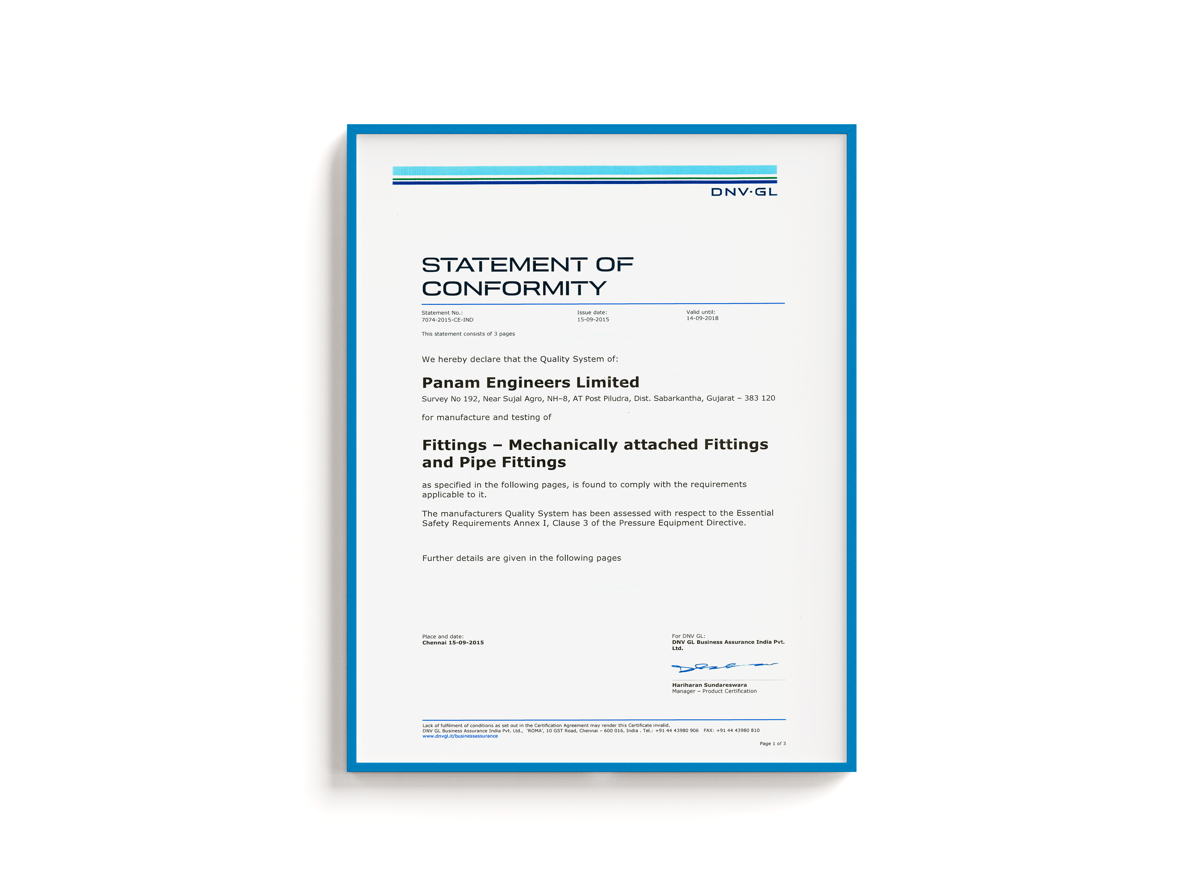 DNV-GL Valves Fittings