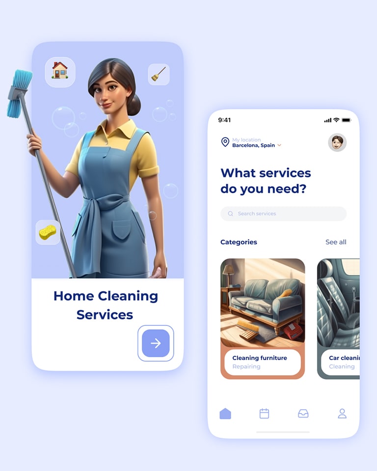 House cleaning app development frequently asked questions Cleaning App Development FAQs