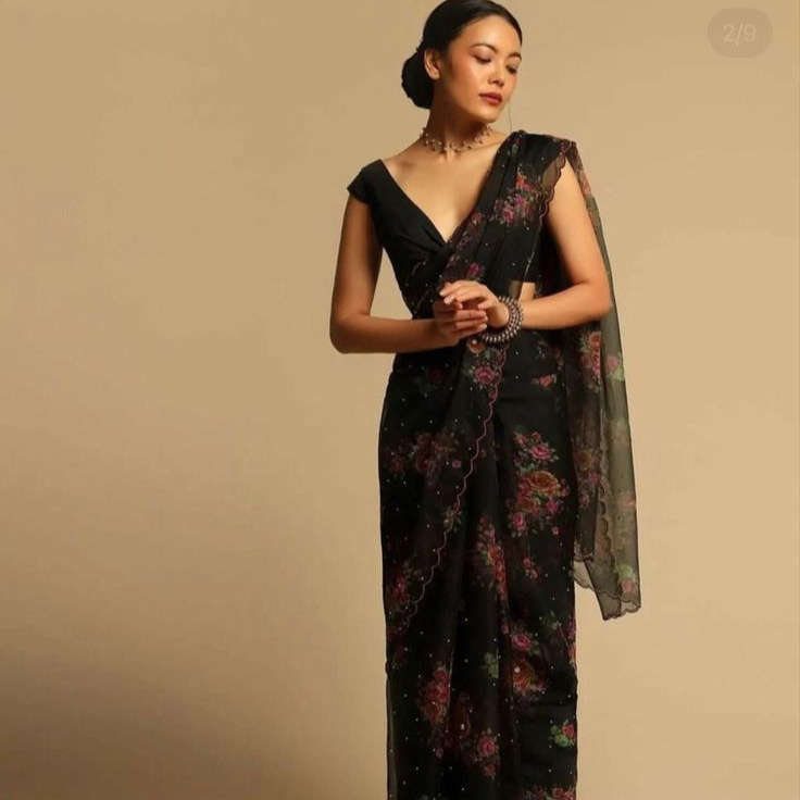 organza saree Saree