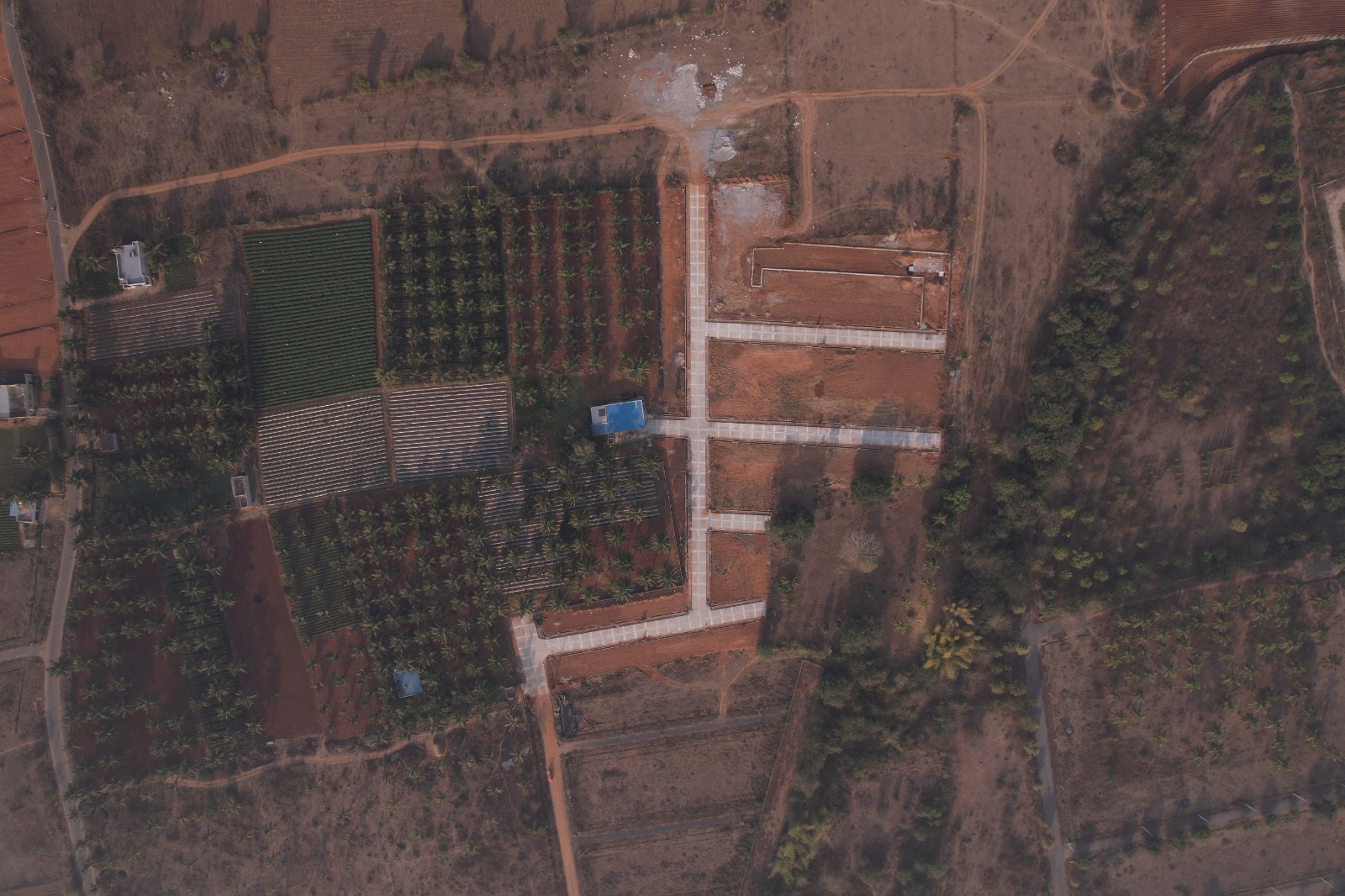 MK Meadows aerial view in Mysore