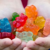 five, Knockout Sleep CBD+THC Melatonin Gummies, Blackberry, Full Spectrum, 20ct, 100mg THC + 1000mg CBD