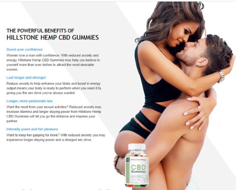 Hillstone Hemp CBD Gummies (Only For Men)