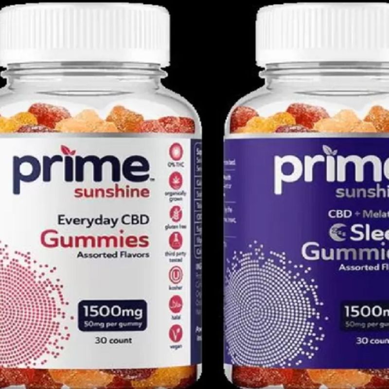 Prime CBD Gummies Hemp Extract Digital Business Cards