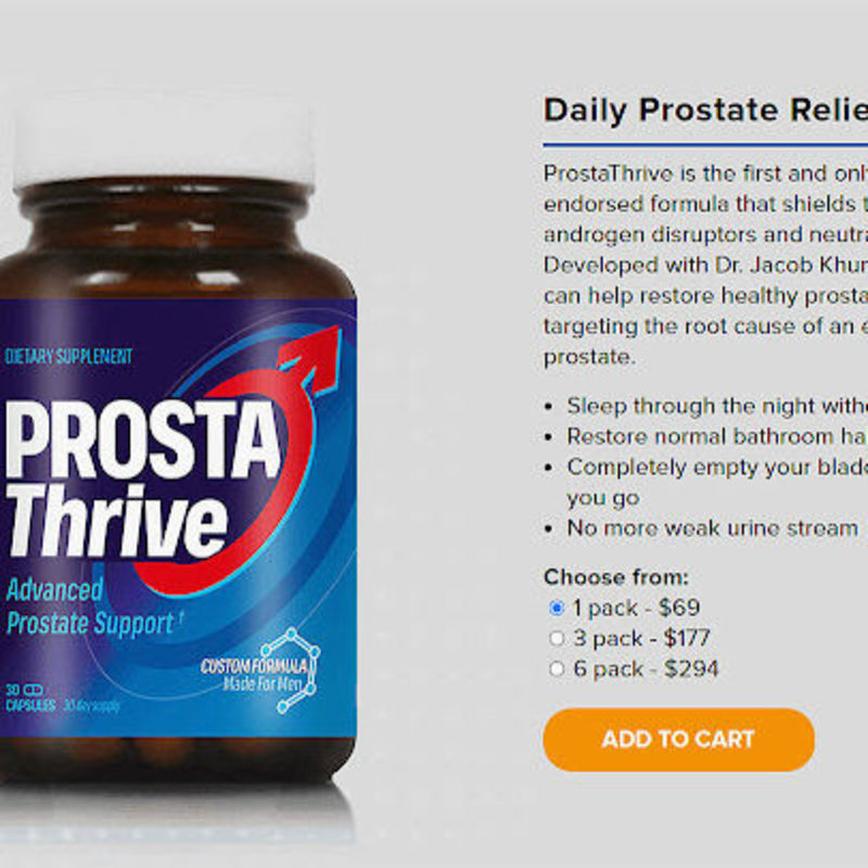 Where to buy? Prosta Thrive Prostate Support Work & Results Official