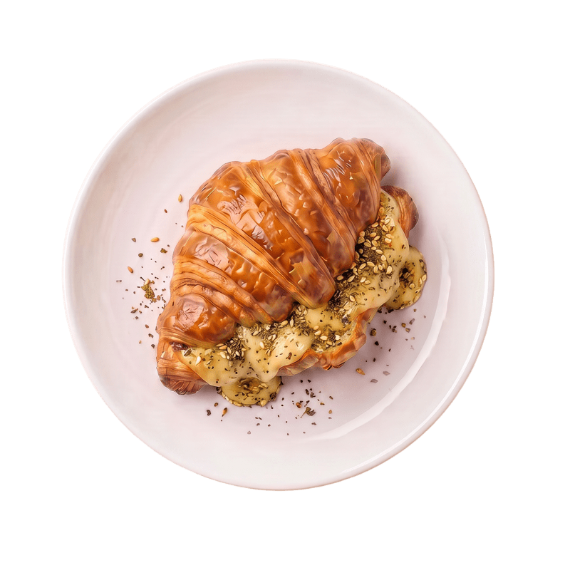 Croissant de Queijo e Zaatar