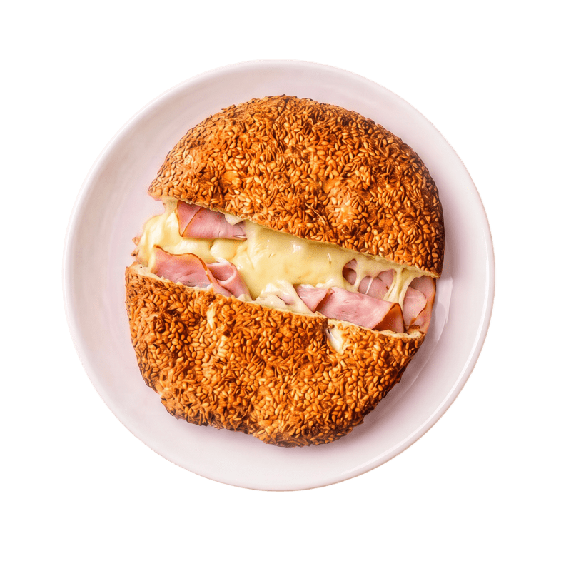 Kaake de Mortadella e Queijo
