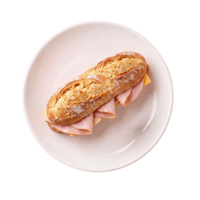 Sanduíche de Mortadella e Queijo