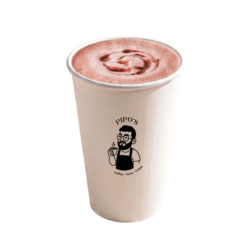 Latte de Framboesa