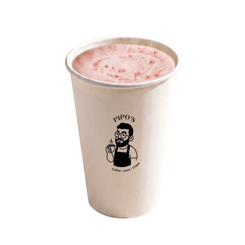 Latte de Morango
