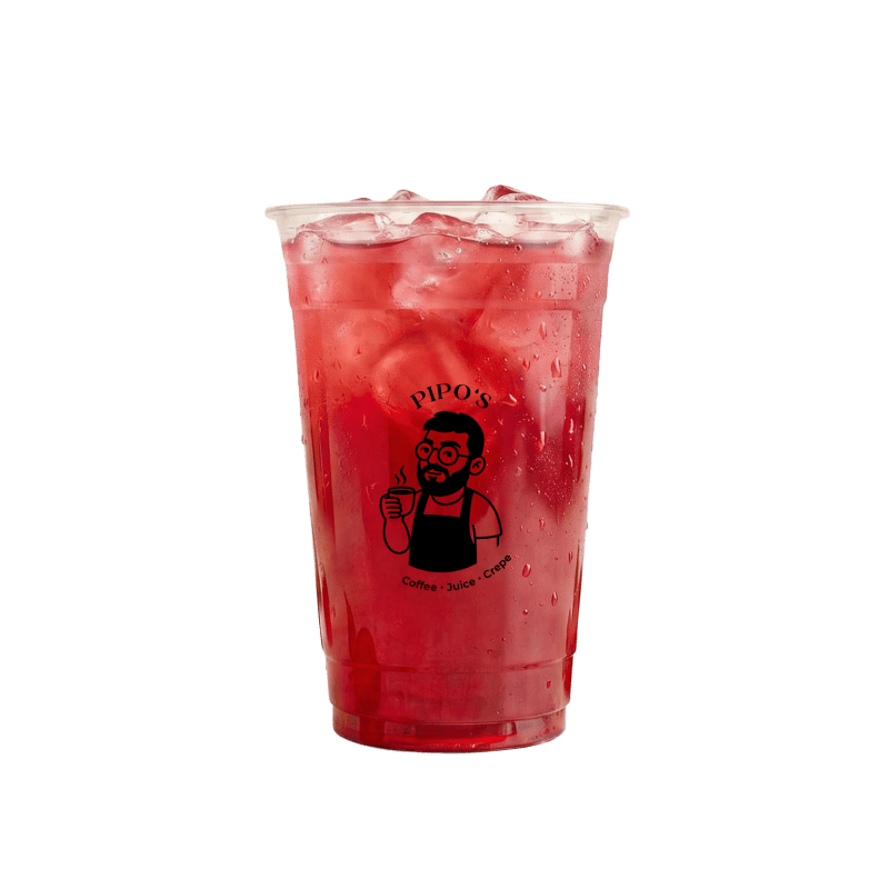 Chá Gelado de Framboesa