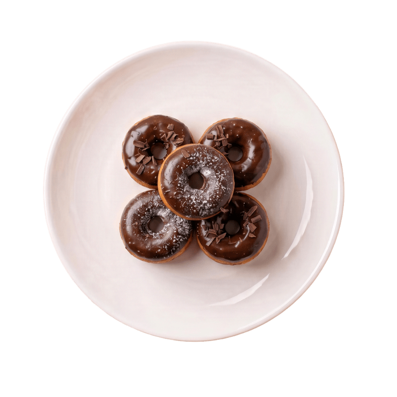 Mini Donuts de Chocolate